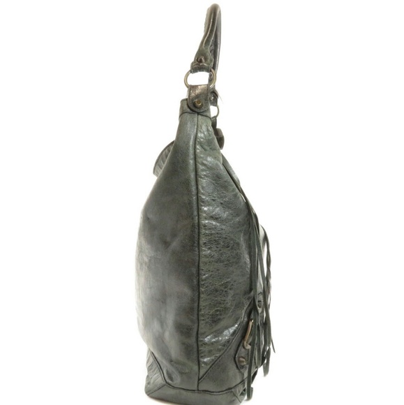 Balenciaga Anthracite Lambskin Day Bag - Picture 5 of 7